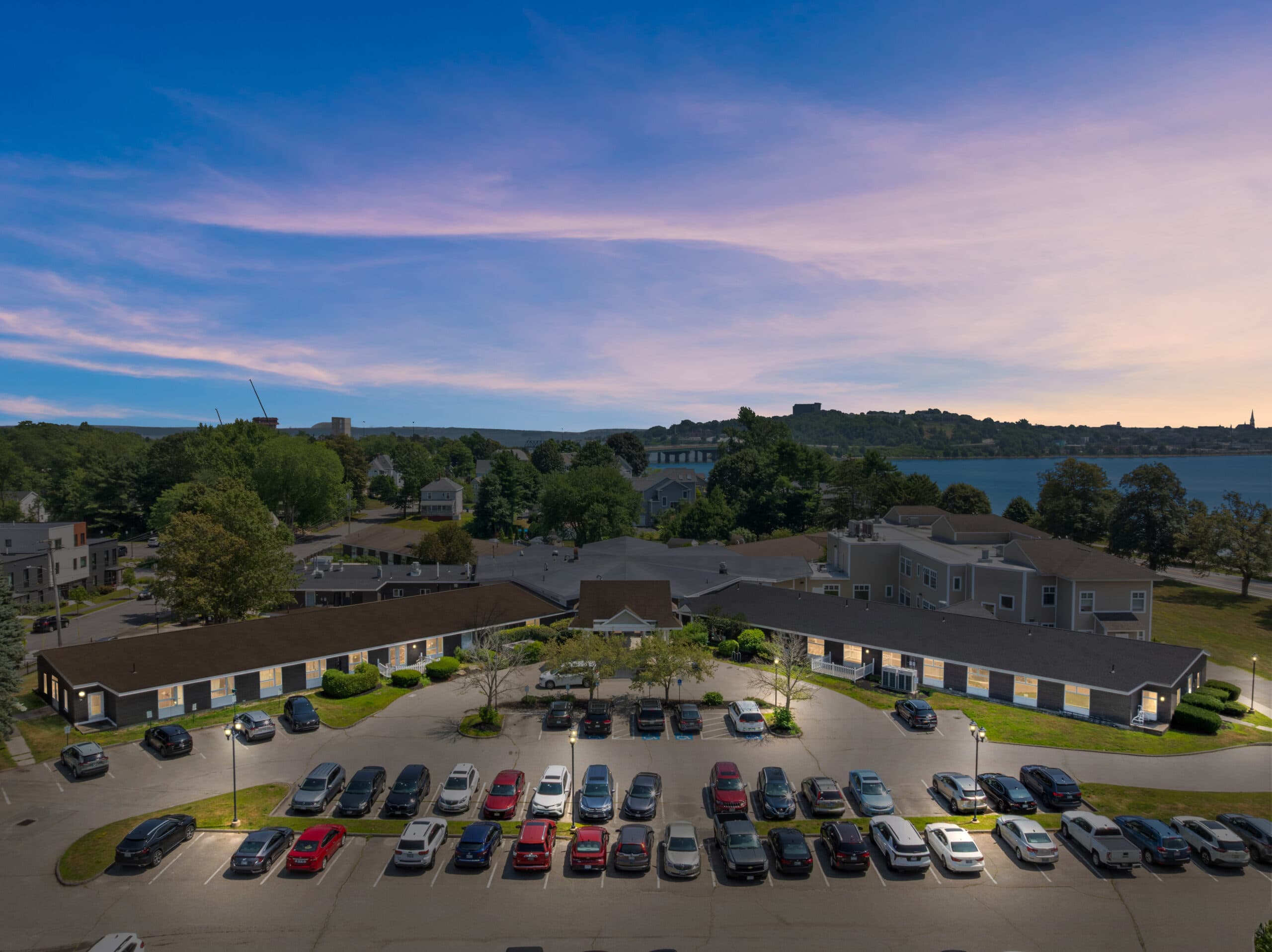 Aerial view of Seaside Healthcare facility
